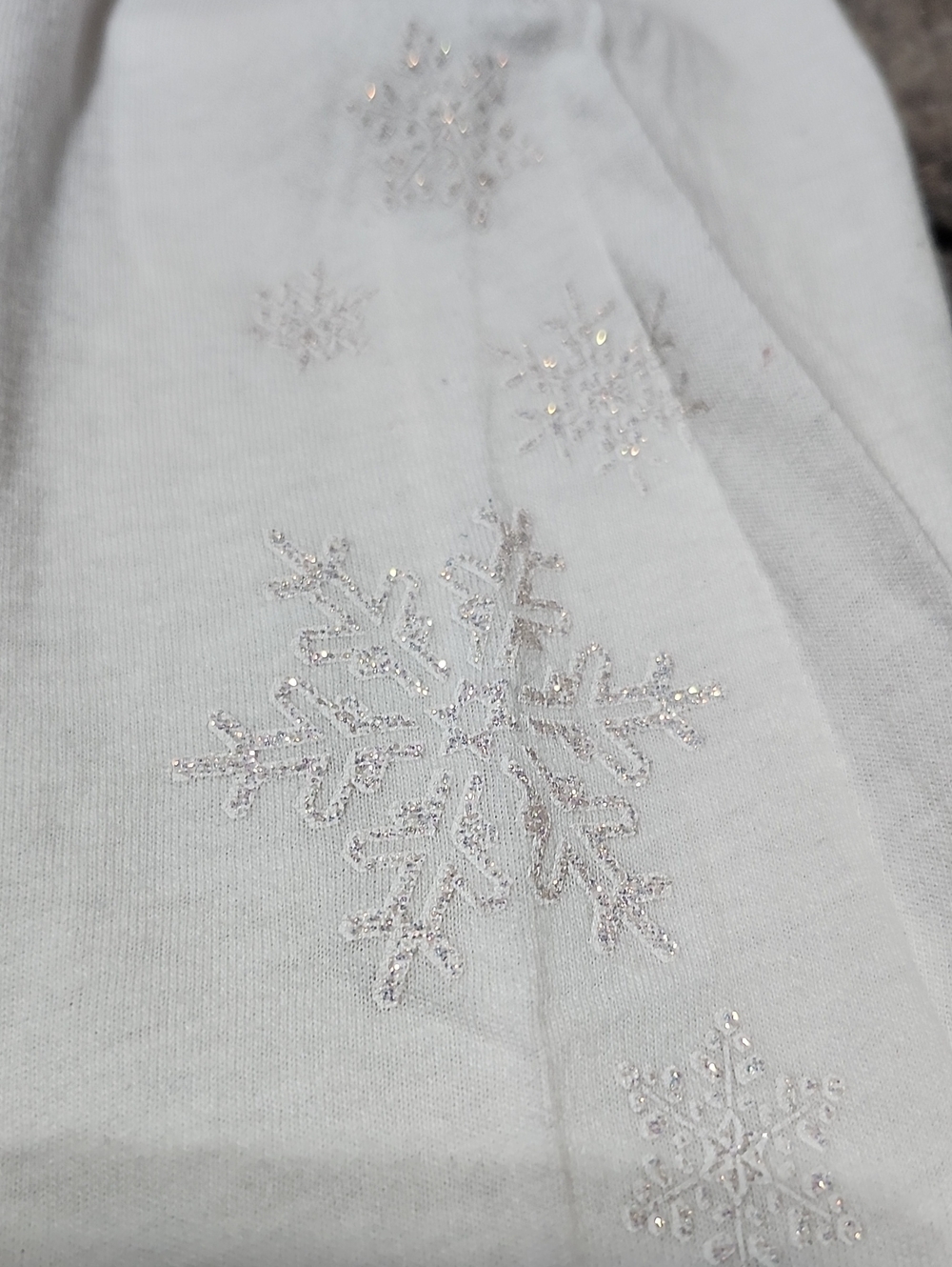HARLEY DAVIDSON 2007 IRIDESCENT RAISED SNOWFLAKE GRAPHIC LAYERED-LOOK TEE-SHIRT - Picture 8 of 14